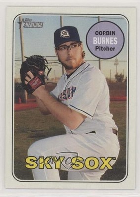 2018 Topps Heritage Minor League Edition Corbin Burnes #124 1n5