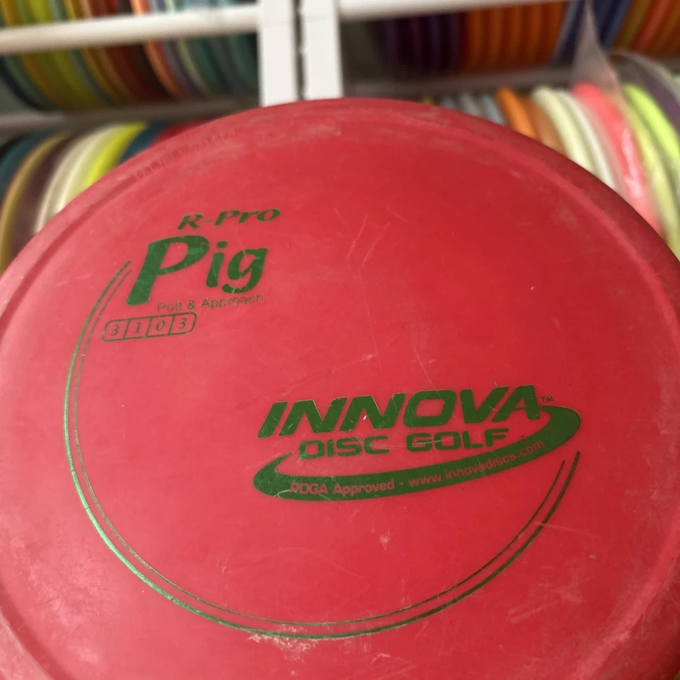 Innova R-Pro Pig Penned Old Run - Putt And Approach Red Used 173g - Image 2 of 4