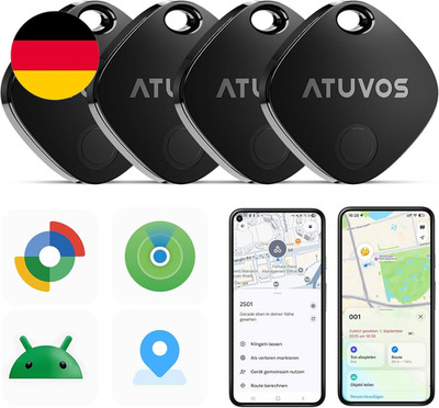 ATUVOS Air Tag Pro Smart Tags Tracker Für Android & Ios, Neu Dual-System Schlüss