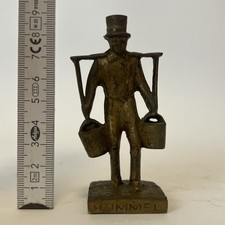 HAMBURG WASSERTRÄGER Figur HUMMEL MINIATUR Messing ANTIK Vintage Retro Kunst