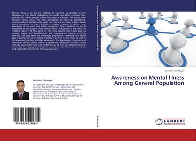 Bahubali Geddugol | Awareness on Mental Illness Among General Population | Buch