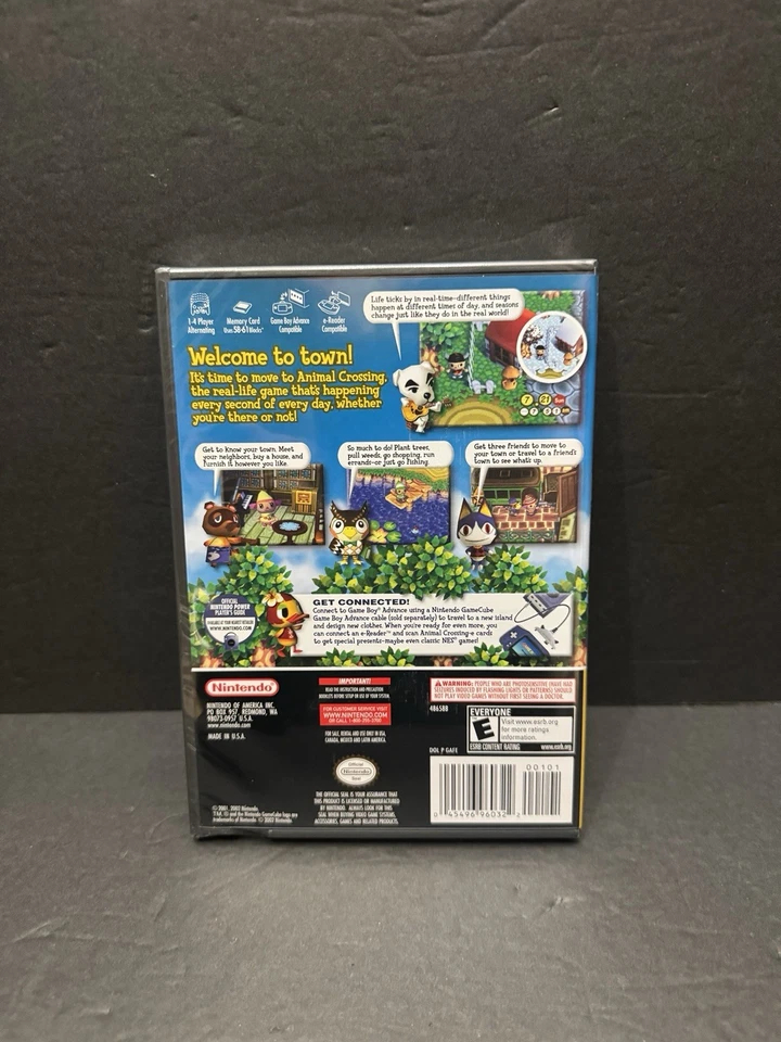 Animal Crossing (GameCube, Player’s Choice) Factory Sealed w/ Memory Card - Image 2 of 4