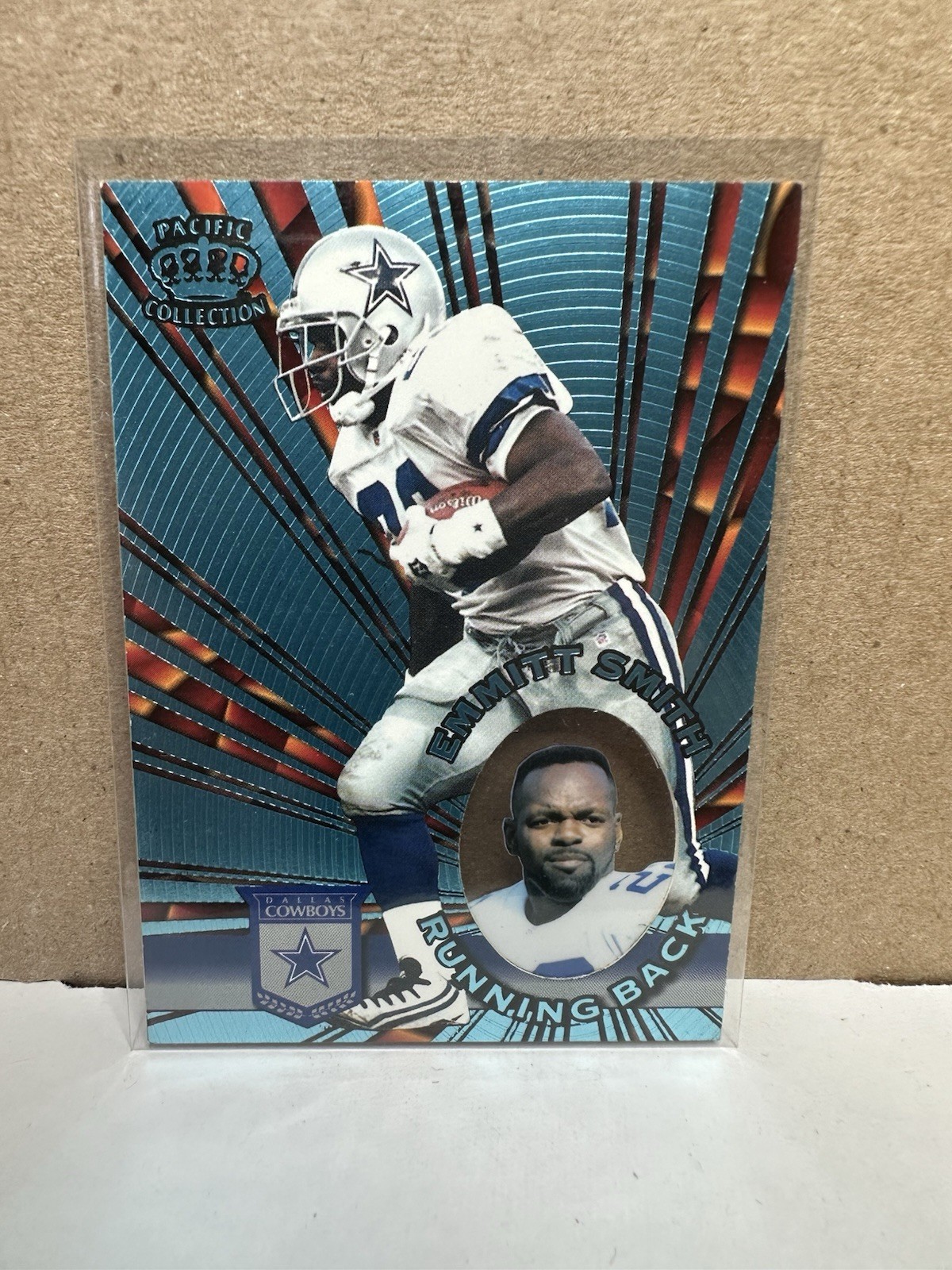 1996 pacific invincible platinum blue emmitt smith #I-39