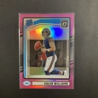 Caleb Williams 2024 Panini Donruss Optic Preview Pink Prizm Rated Rookie #327