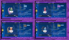 Boreos Voltolos Demeteros Cupidos Shiny/ non Shiny 6IV Set Karmesin & Purpur