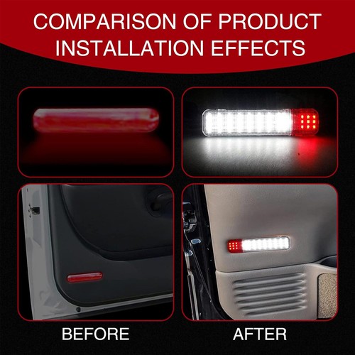 Waterproof LED Interior Door Light Door Panel Courtesy Lights for Chevrolet GMC - Picture 5 of 14