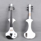 5string White Electric Violin 4/4 Hand-made Sweet Tone Free Case+Bow #EV24
