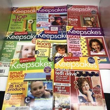 Lot of 8 Scrapbooking Mags Creating Keepsakes-2005 Jan-July Special Issue