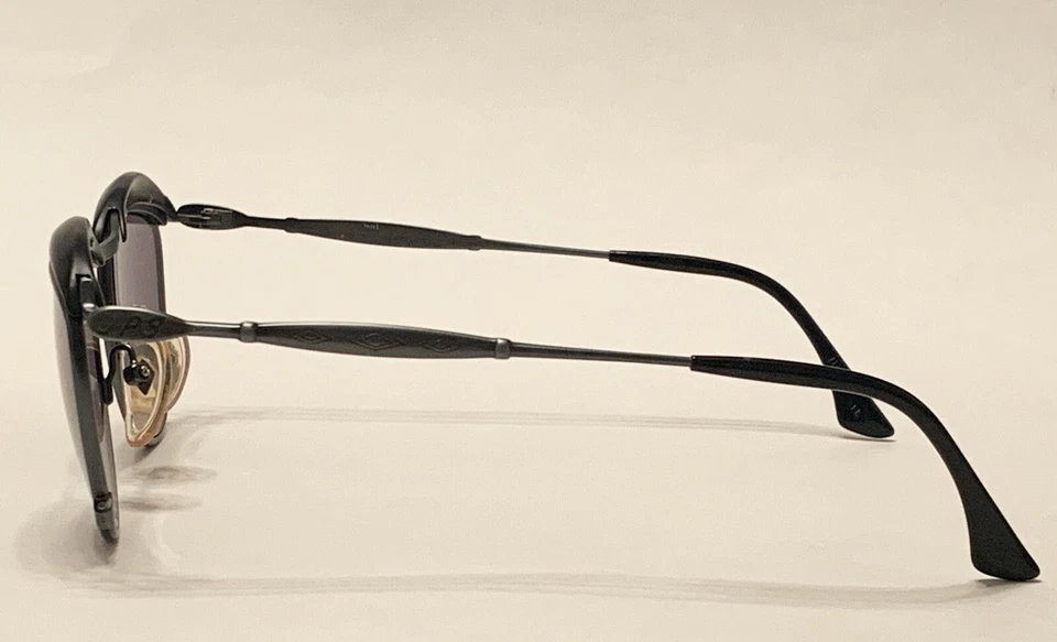 JEAN PAUL GAULTIER Vintage Black Ray Ban Acetate Unisex Sunglasses 56-1274 - Image 3 of 4