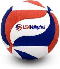 Molten Volleyball V5M5000-3USA FLISTATEC Volleyball - Red, White, Blue