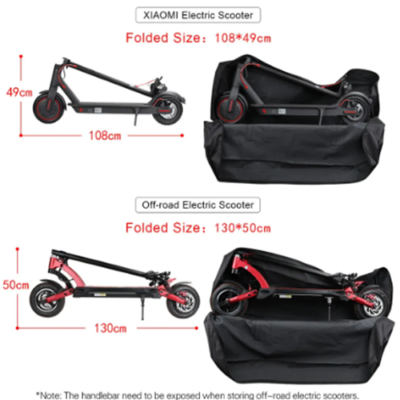 Sac de rangement pour scooter électrique tout-terrain+housse de