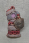 Santa Mouse in Chimney Ceramic Ornament Vintage Hand Painted — photo 2