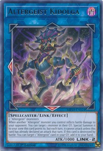 Altergeist Kidolga - MP19-EN024 - Rare - 1st Edition x3 - Near Mint