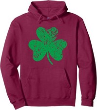 Shamrock St. Patricks Day Ireland Pride Irish Green Unisex Hooded Sweatshirt