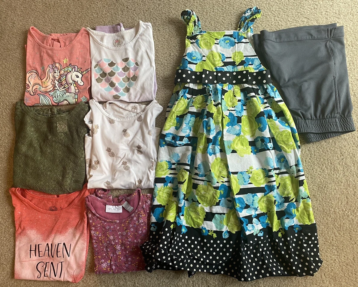 Girls size top 8 summer clothes
