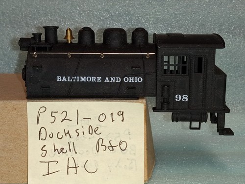 P521-009 0-4-0 DOCKSIDE LOCO BALTIMORE & OHIO SHELL CAB #4 HO 1:87 SCALE BY IHC - Picture 12 of 14
