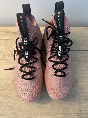 6.5Y Nike LeBron XV 15 LMTD Unisex Hollywood Rust Pink Basketball