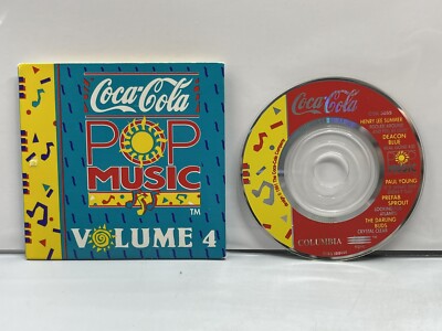 Coca-Cola Pop Music Mini Cd Volume 4. 1991 Coca-Cola promotional