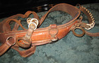 Horse Harness Leather with Celluloid Rings - VINTAGE ESTATE SALE ITEM -VERY COOL — photo 3