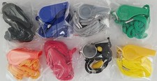 Emergency Sports Whistles with Lanyards, Select: Color  Type