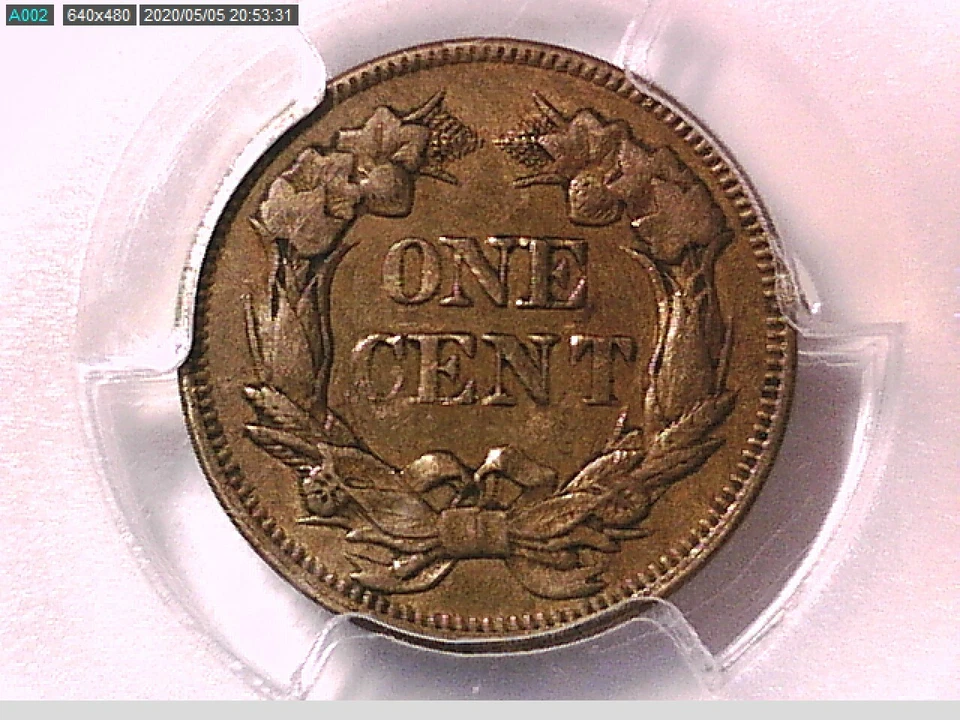 1857 Flying Eagle Cent PCGS XF 40 DDO FS-105 S-3 (FS-002) 32210367 Video OMG - Image 2 of 3