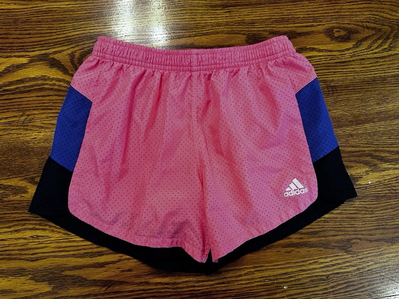 Girls Medium 10/12 Adidas Athletic Shorts Pink Summer Sports School
