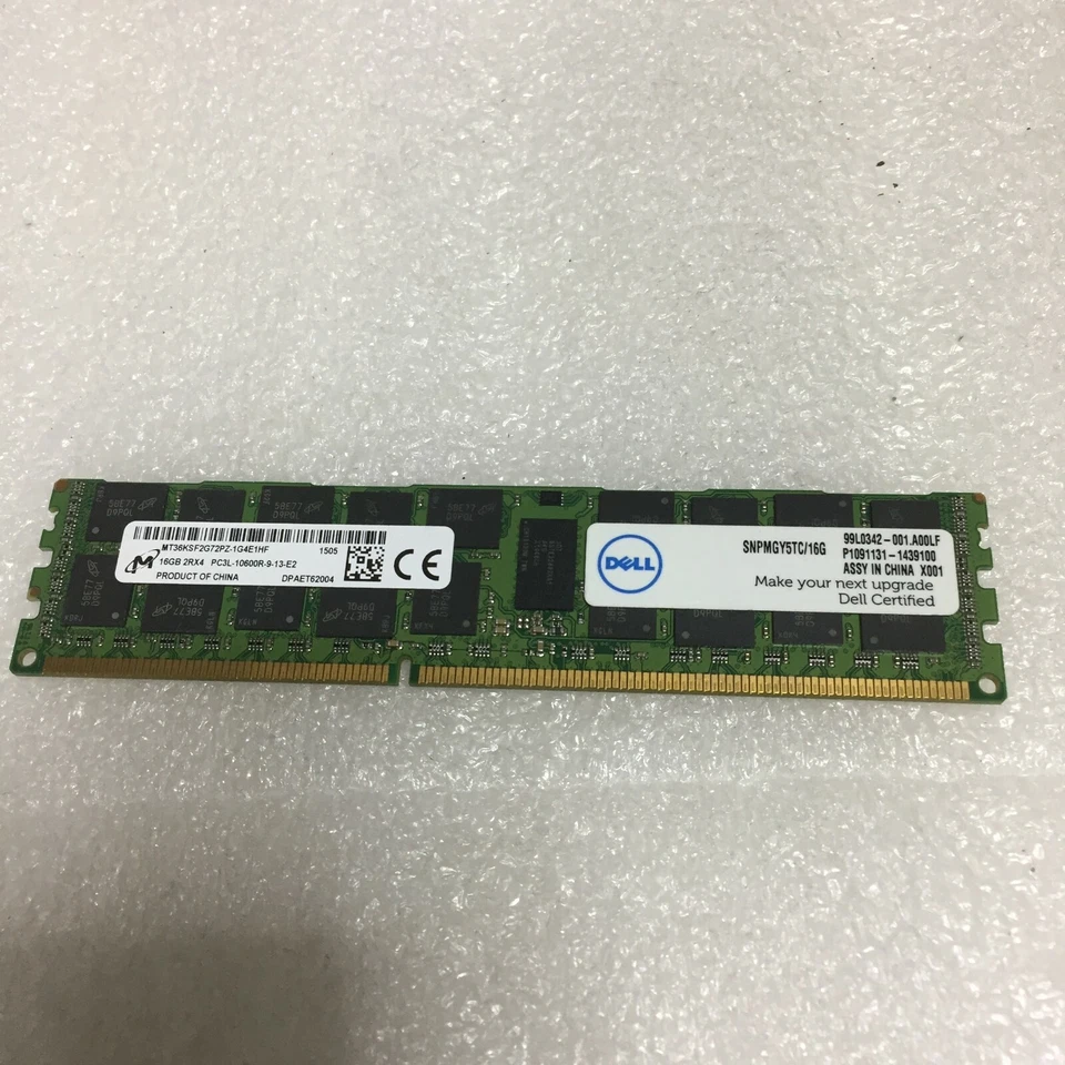 LOTE DE 4 MICRAS 16GB PC3-10600R ECC Servidor RAM MT36KSF2G72PZ-1G4E1HF ENVÍO Y DEVOLUCIÓN GRATUITOS Foto 2 de 4