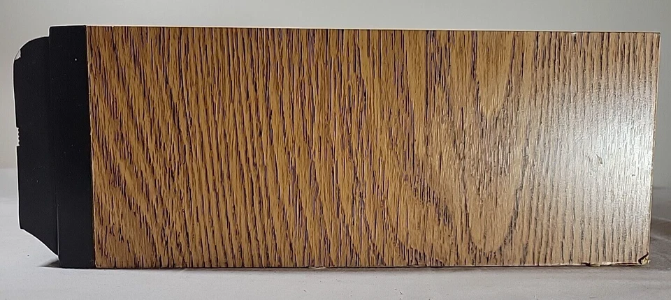 Estuche de almacenamiento vintage/VHS 2 cajones cinta casete video/para 20/madera sintética Foto 4 de 4