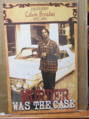In loving memory of Calvin Broadus 1994 Vintage poster Snoop dog murder 14602