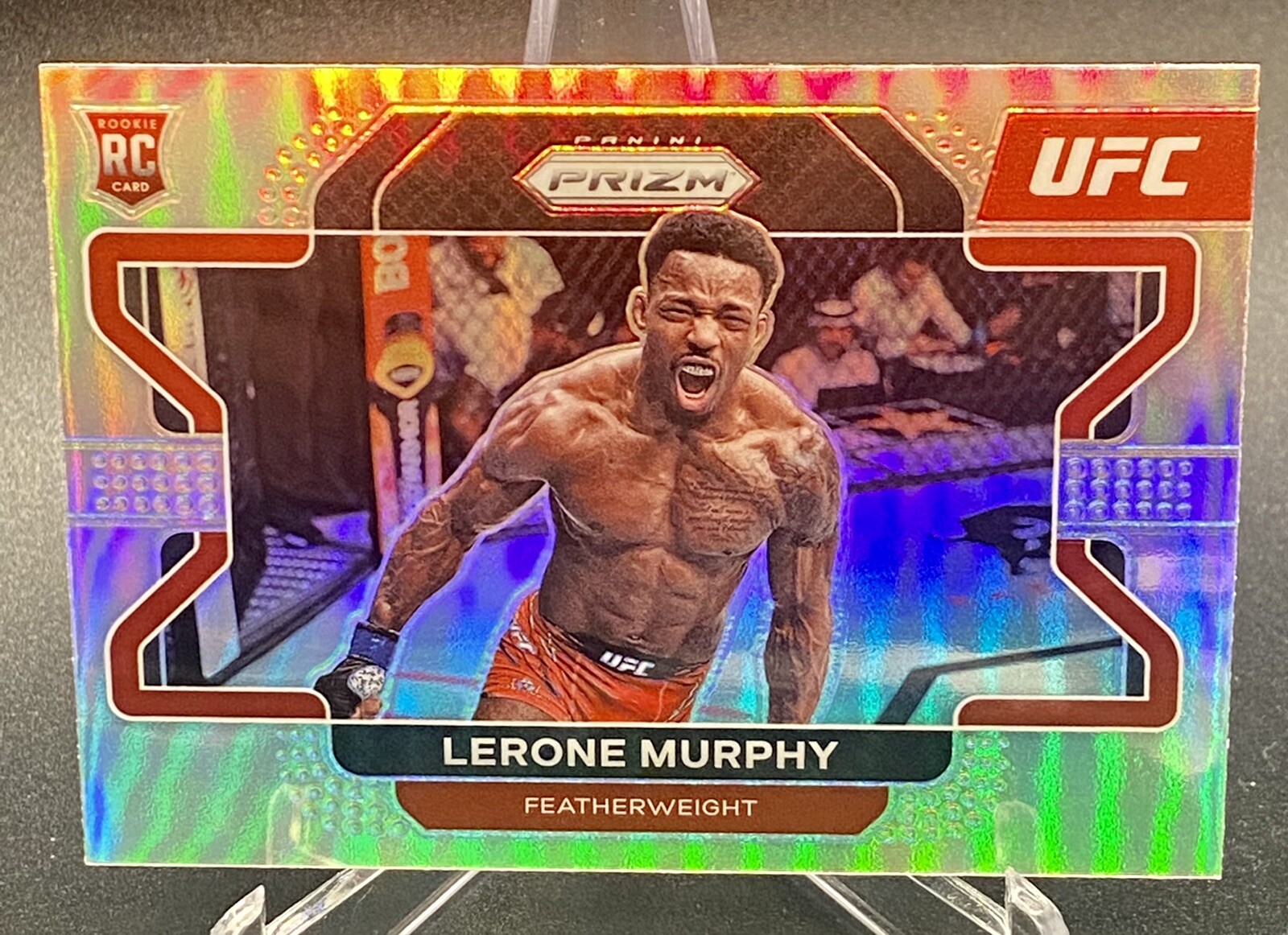 2022 Panini UFC Prizm Lerone Murphy Silver Prizm Rookie #6