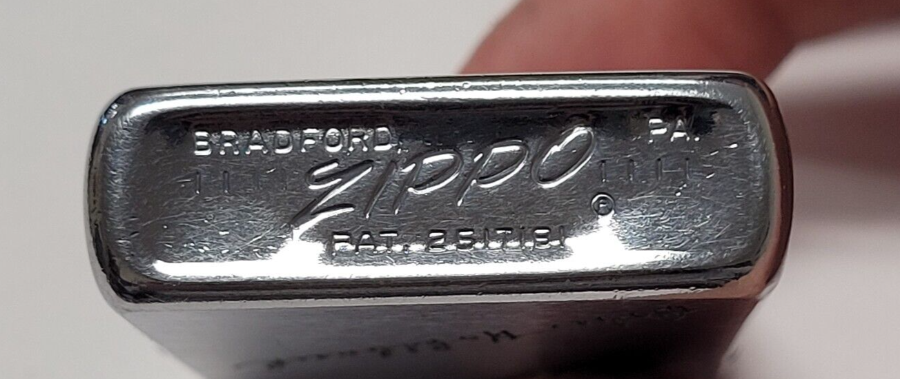 Vintage Zippo 1966 Causco Inc Des Moines IA Lighter Working Condition