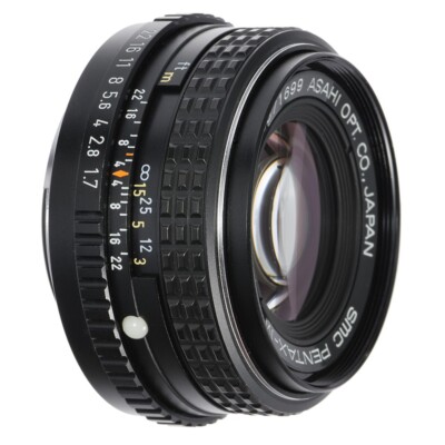 PENTAX SMC ASAHI PENTAX-M 50mm F1.7 STANDARD LENS K MOUNT | eBay