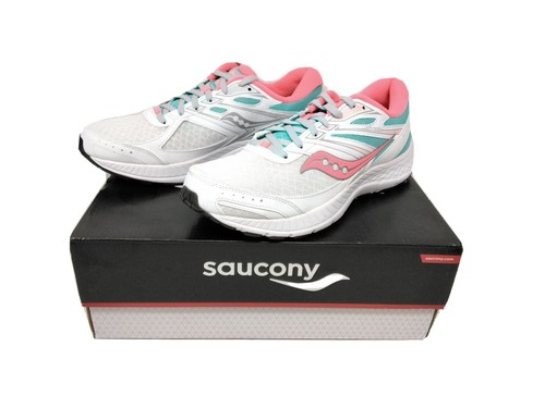 Saucony Cohesion 13 Plush- Women's (Size 10)- Running Shoes- White, Pink- *New* - Picture 3 of 3