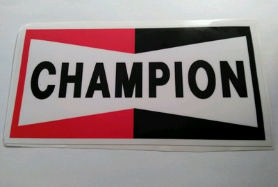 Champion sticker decal hot rod rat rod gasser vintage look drag race 31 ...