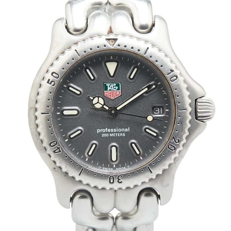 TAG Heuer Cell Watch S99.213K Quartz Gray Dial SS 200m Men's Watch