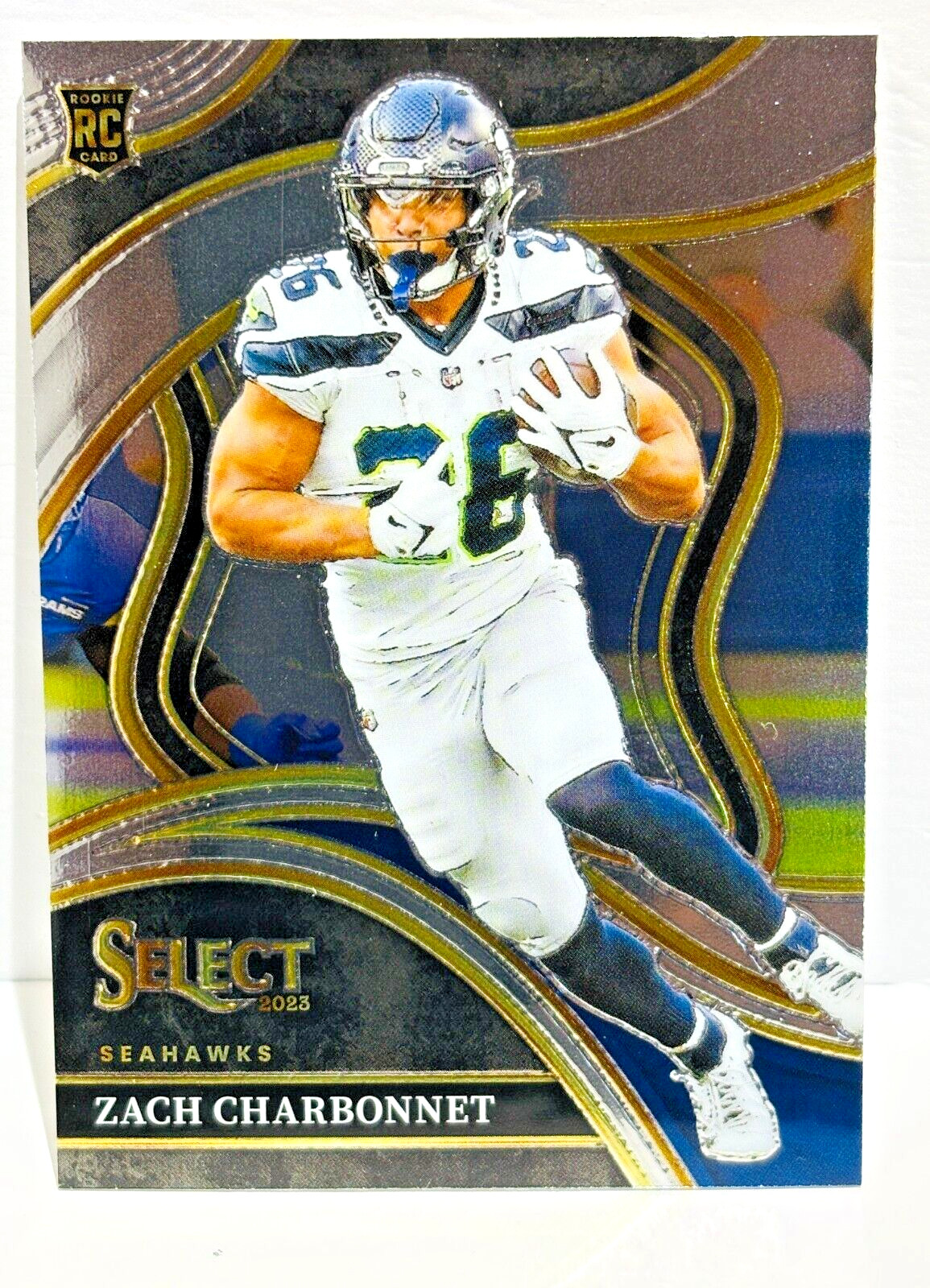 2023 Panini Select Club Level BASE Zach Charbonnet #202 Rookie RC - SEAHAWKS