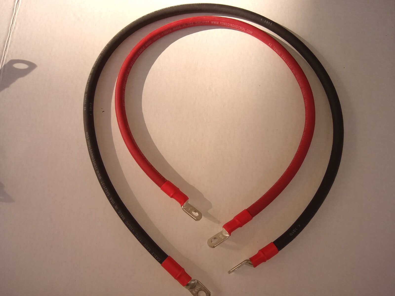 EZGO TXT Golf Cart Car 36 Volt 2Gauge 2AWG  2pc Battery Cables - MADE IN USA 