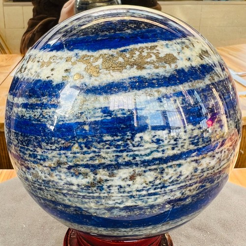 Natürliche Lapislazuli Jaspis Quarz Kugel Kristallkugel Reiki Heilung 2590G - Bild 6 von 10