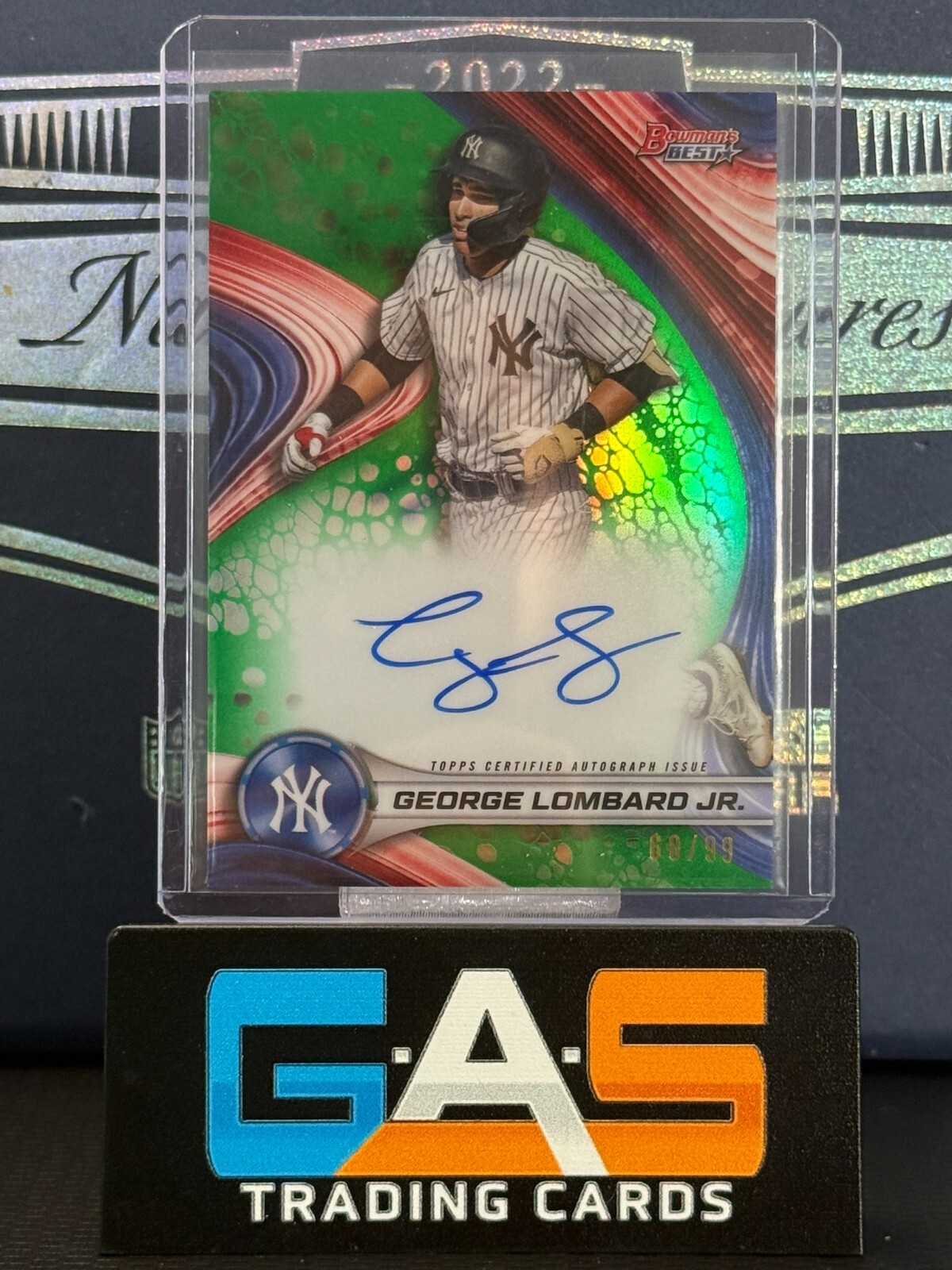 2024 Bowman's Best George Lombard Jr. Best of 2024 Green Auto /99#B24-GL SP