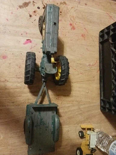 Tractor y remolque diecast Hubley 9" de colección Foto 3 de 3