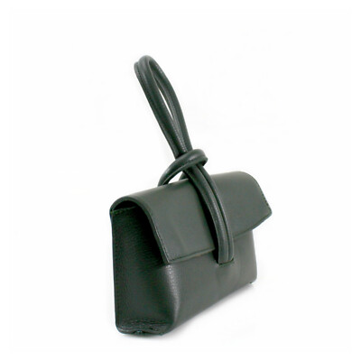 Borsa Donna Pochette Rosa A Mano Con Catena Oro E Tracolla Chiusura Clic Clac Forma Borsellino Pelle Martellata Moda - Foto 13