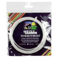 Weiss Cannon Turbo Twist 18 1.18mm Tennis Strings Set
