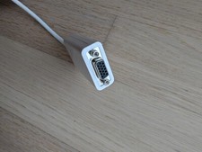 Mini Displayport Thunderbolt auf VGA Adapter DP MacBook Pro/Air Weiß Grau