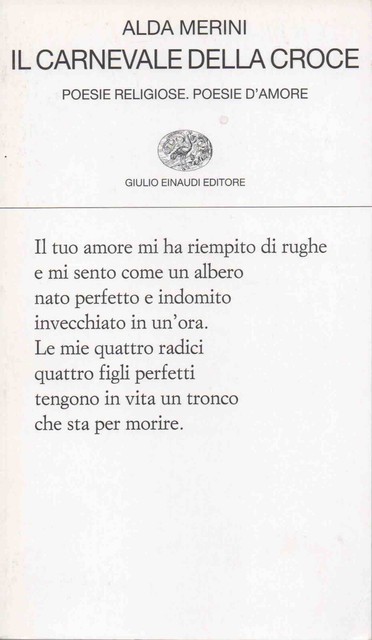 Merini Alda Il Carnevale Della Croce Poesie Religiose Poesie D Amore Ebay