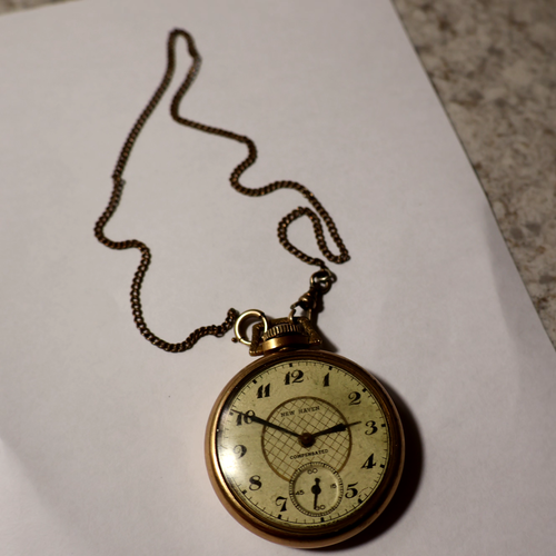 Vintage New Haven Compensated Pocket Watch - Picture 4 of 11