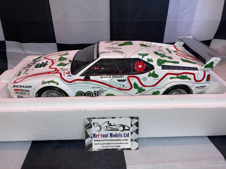 1:12 Minichamps 125802901 Stuck/Piquet BMW M1 Procar 3rd 1000km Nurburgring 1980 - Image 4 of 4