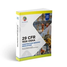 OSHA 1926 Construction Industry January 2023 Book PERFECT BOUND