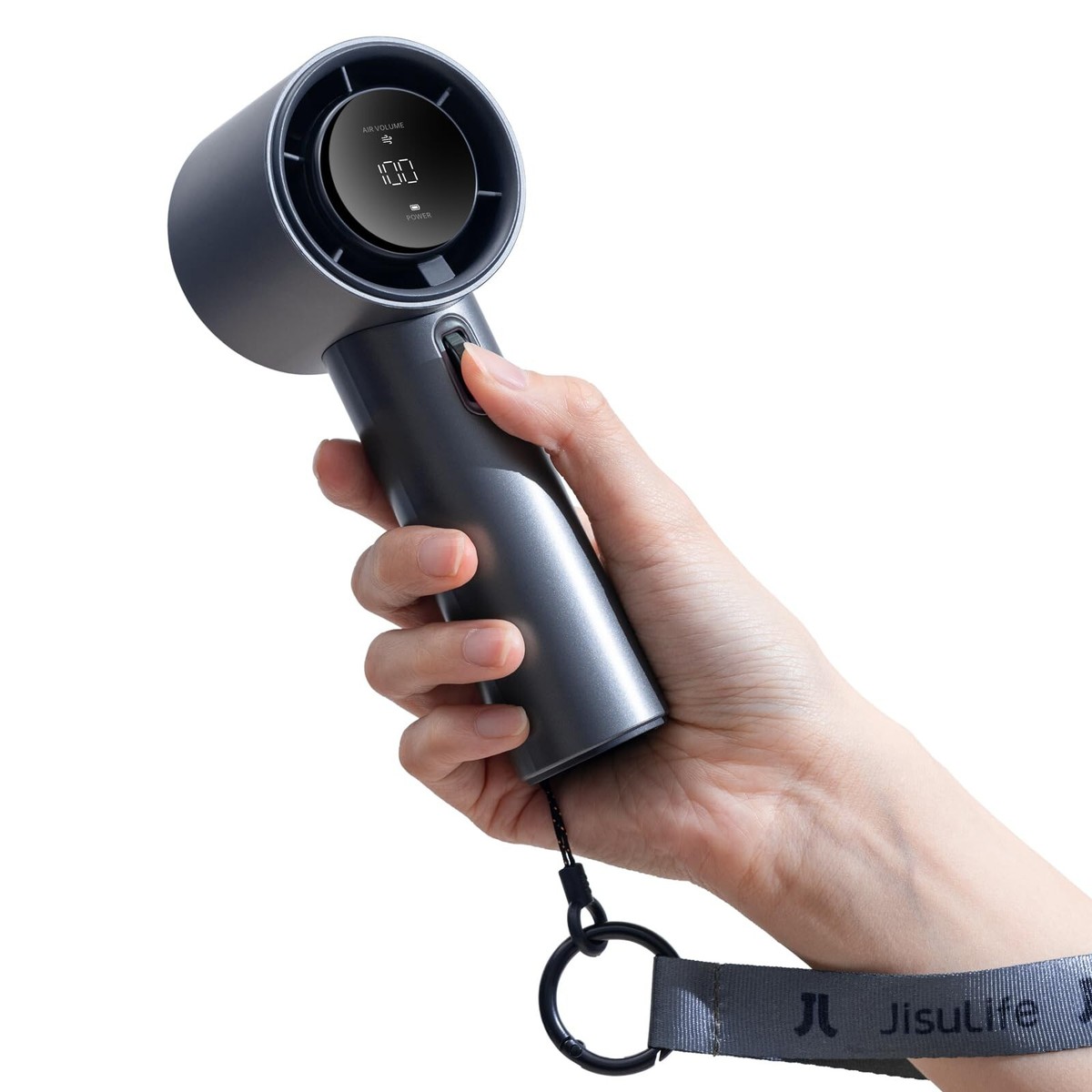 JISULIFE Portable Handheld Fan,Speed(1-100) Adjustable Turbo Mini