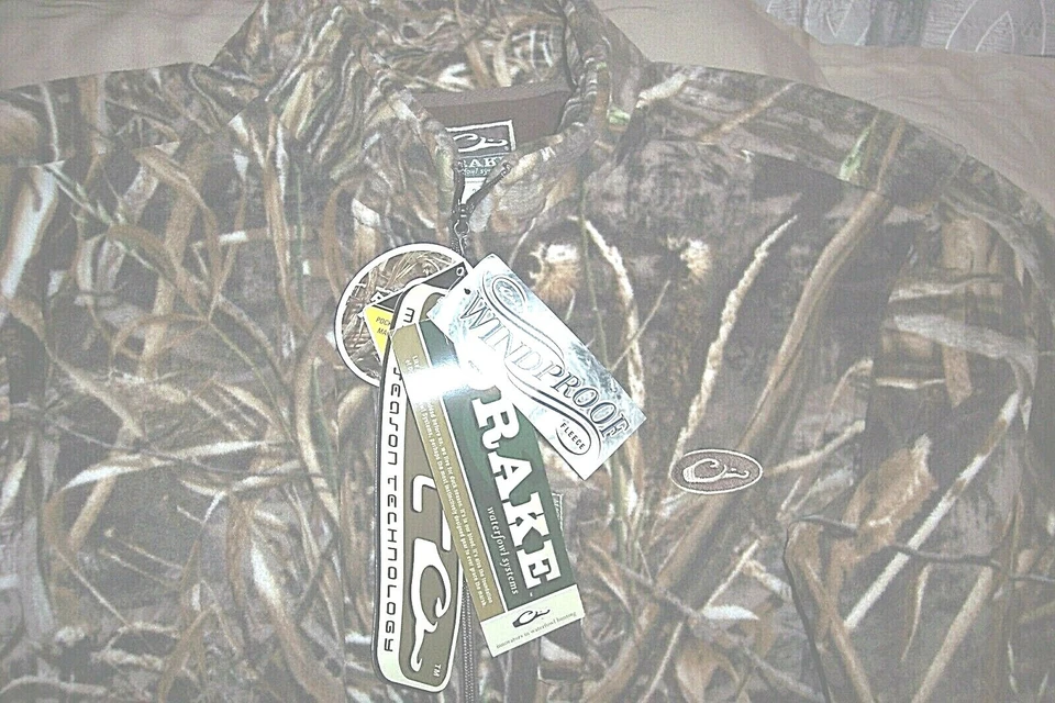 Mens 3X Windproof Jacket Camo Hunting Jacket Fleece Camo Jacket Drake Waterfowl - Image 2 of 4