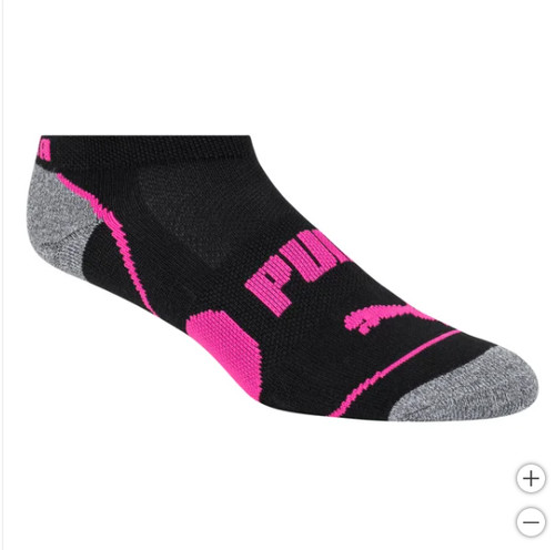 PUMA Women’s No Show Socks 10 pk Shoe Size 5–9.5 Arch Support Cushioned Athletic - Picture 6 of 11